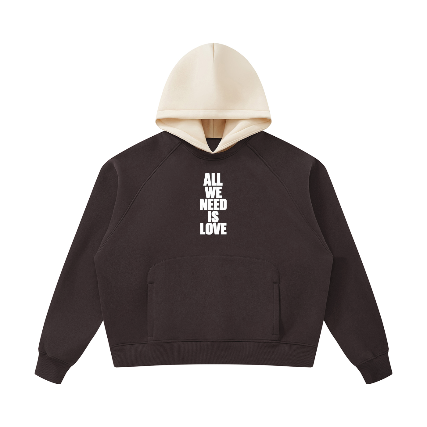 All we need is love hoodie.