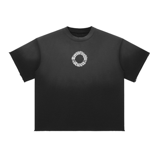 Aura Fade Raw Edge T-Shirt