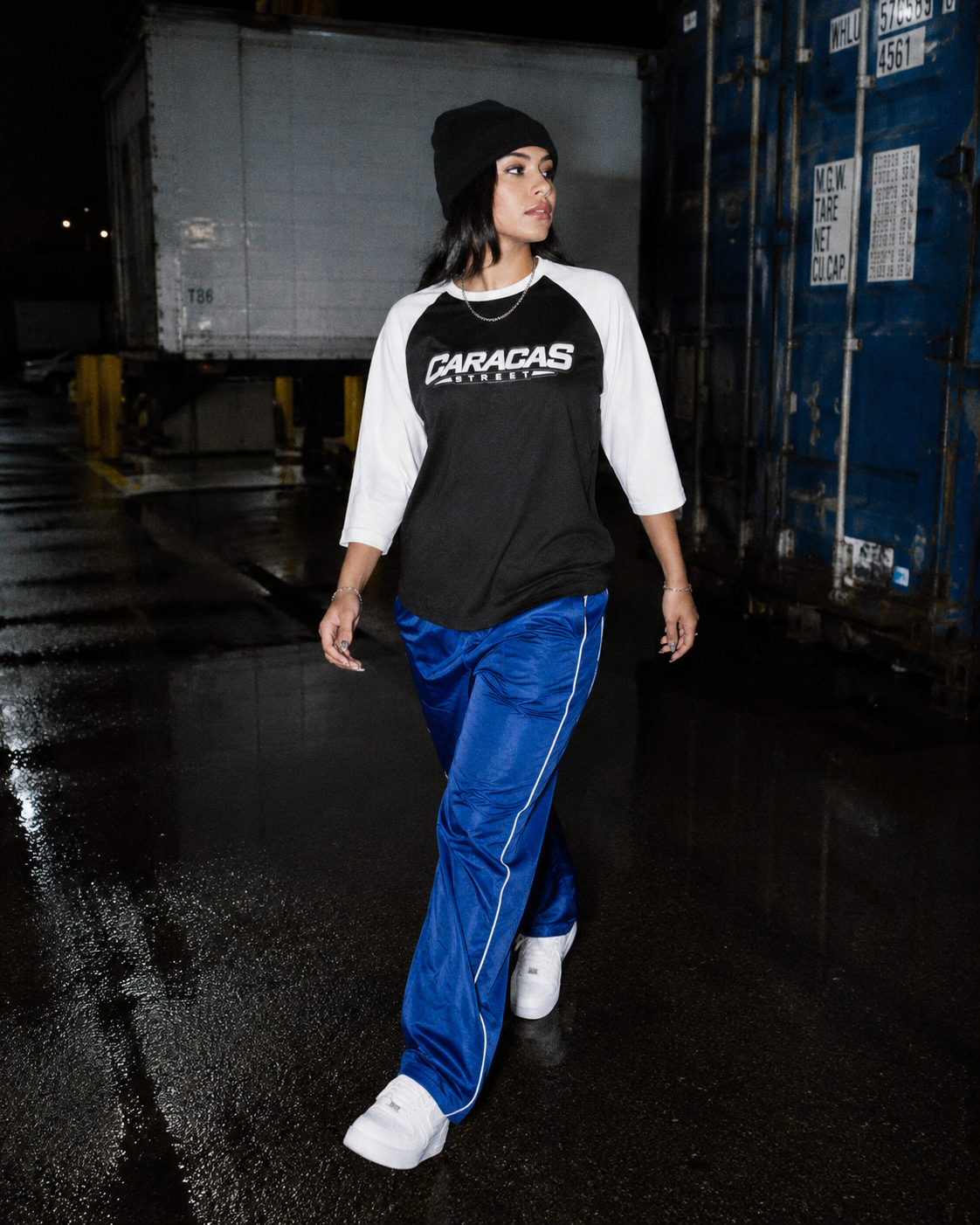 Caracas Streets  Retro Baseball Shirt