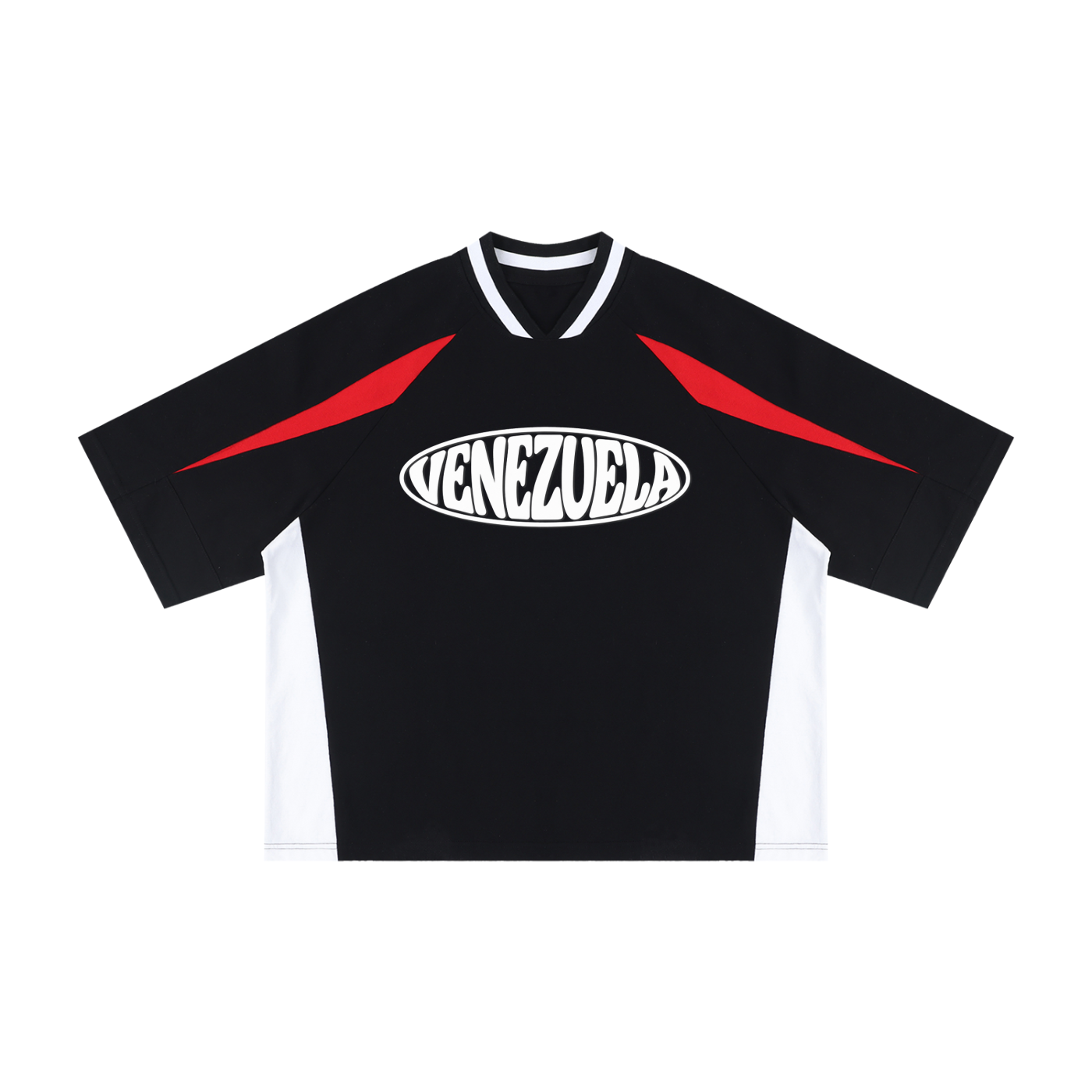 Vzla Soccer jersey.