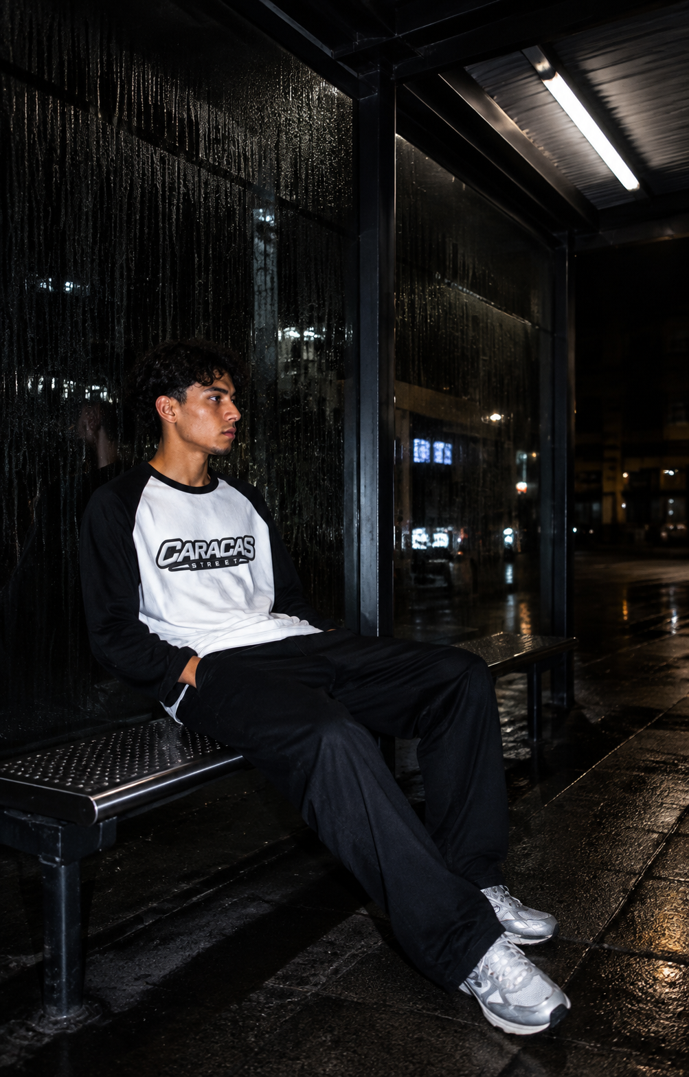 Caracas Streets  Retro Baseball Shirt