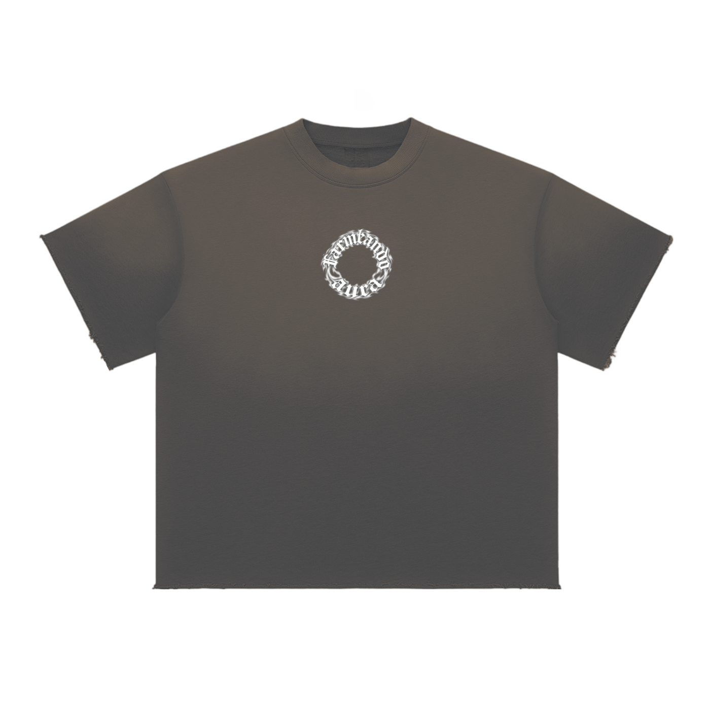 Aura Fade Raw Edge T-Shirt